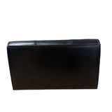 The Bridge - Portafoglio medio con bottoner in pelle, Nero