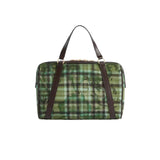 Alviero martini - Bauletto Tartan Soul, Verde Muschio