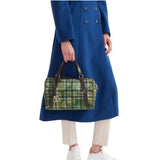 Alviero martini - Bauletto Tartan Soul, Verde Muschio