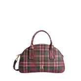 Alviero Martini - Bauletto “Tartan Dream” in Tessuto Geo Alviero Martini 1^ Classe LE16, Rosso Acero