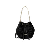 Alviero Martini - Secchiello in velluto, Nero