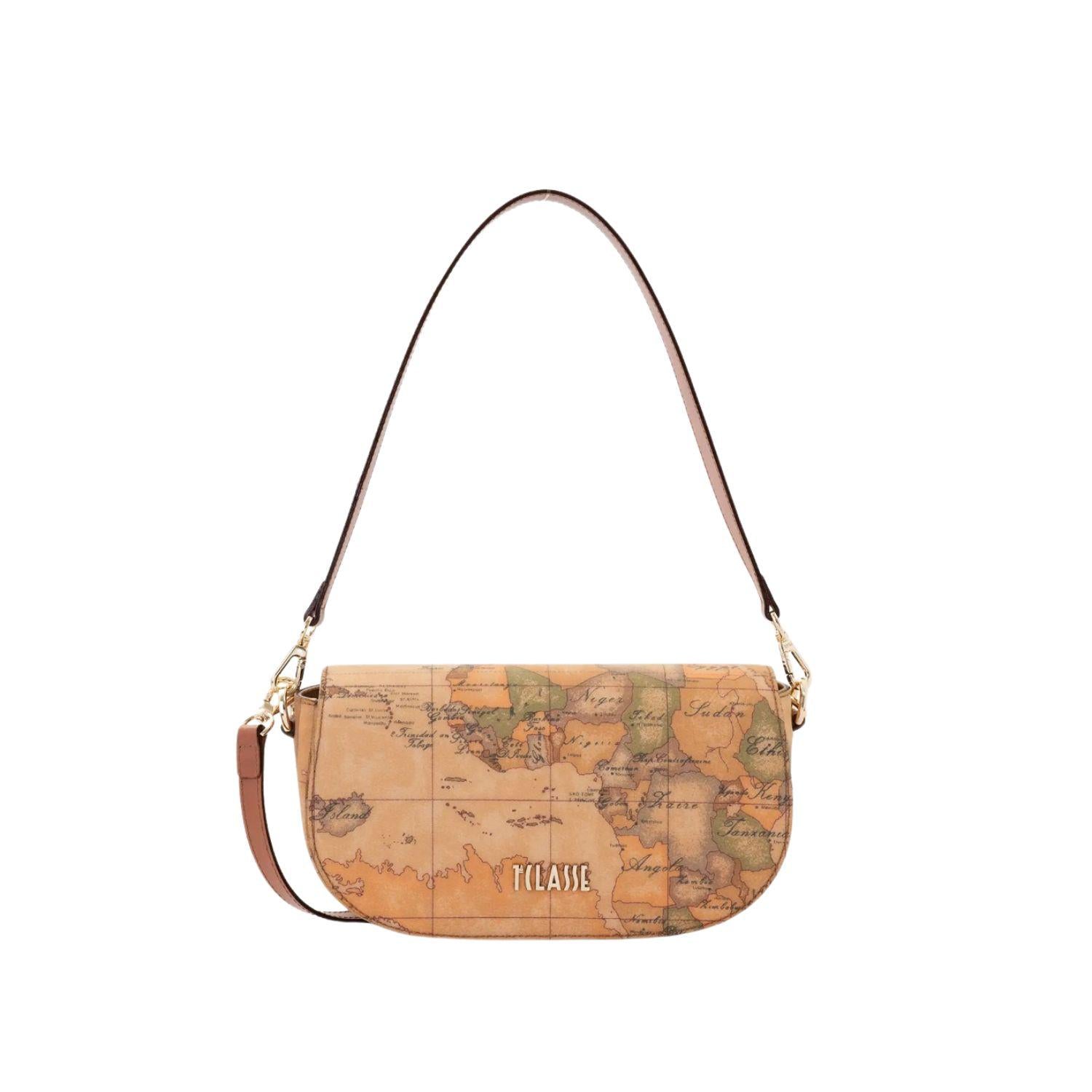 Alviero Martini - Sottospalla ovale Geo Classic E065, Beige