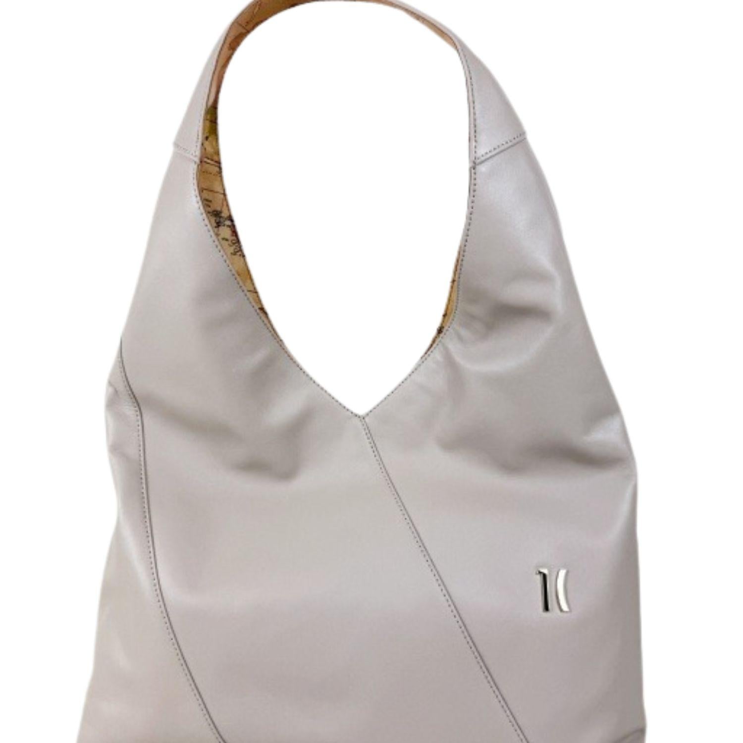 Alviero Martini - Sottospalla in pelle nappata, Greige