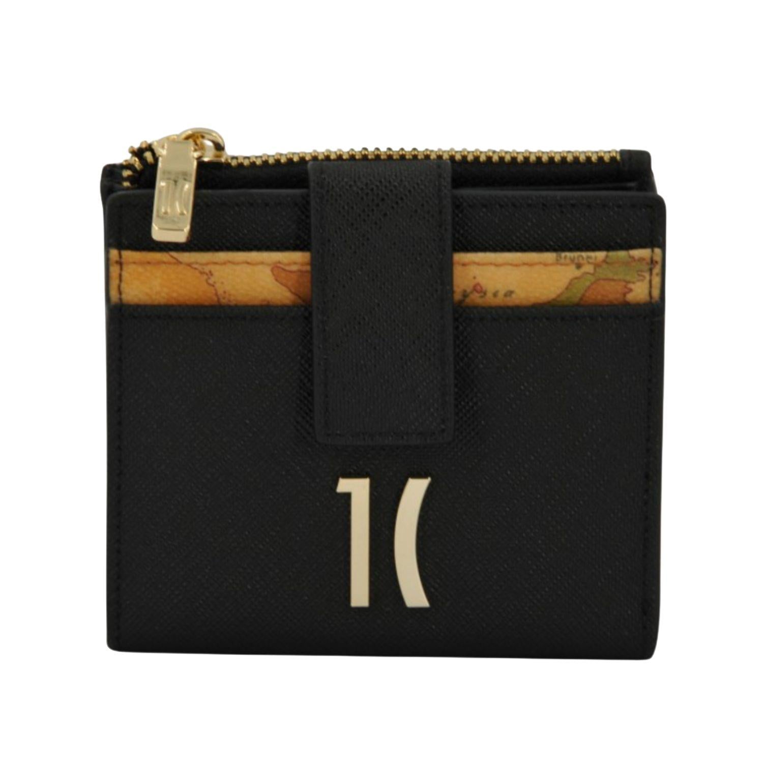 Alviero Martini - Portafoglio piccolo con bottone e zip