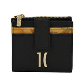 Alviero Martini - Portafoglio piccolo con bottone e zip