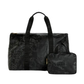 Alviero Martini - Borsone pieghevole con mini beauty Geo Soft, Nero