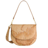 Alviero Martini - Sottospalla con patta geo Soft S029, Beige