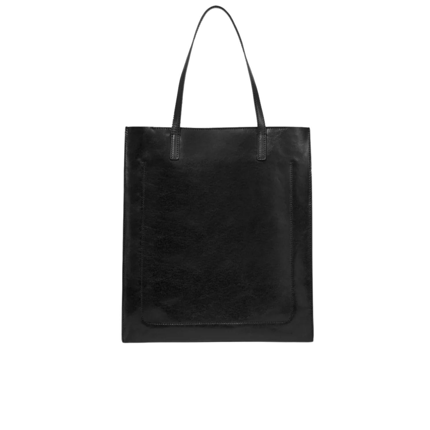 THE BRIDGE - Shopper Mirra Verticale, Nera