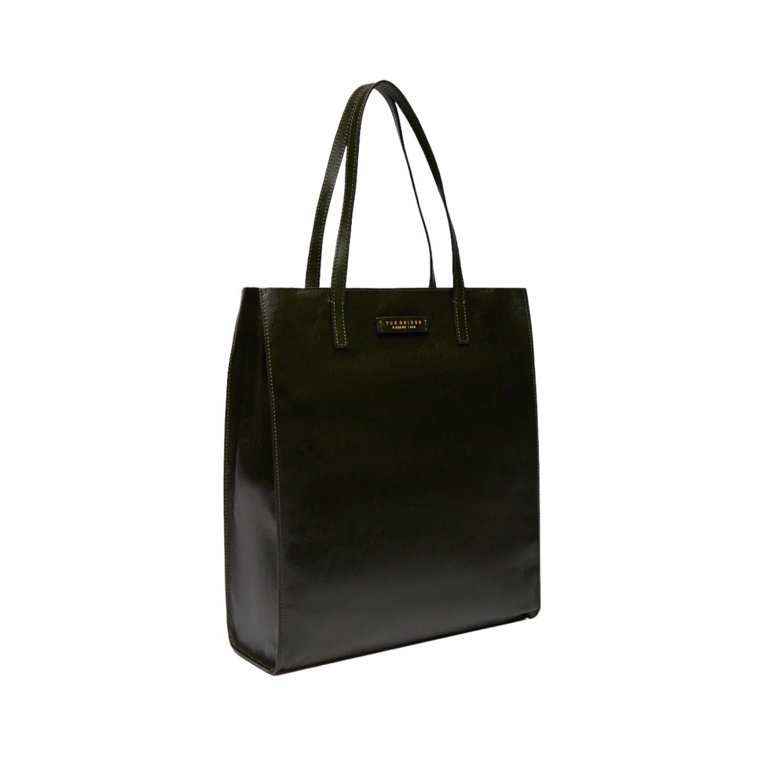 Shopper verticale Mirra, Verde Muschio