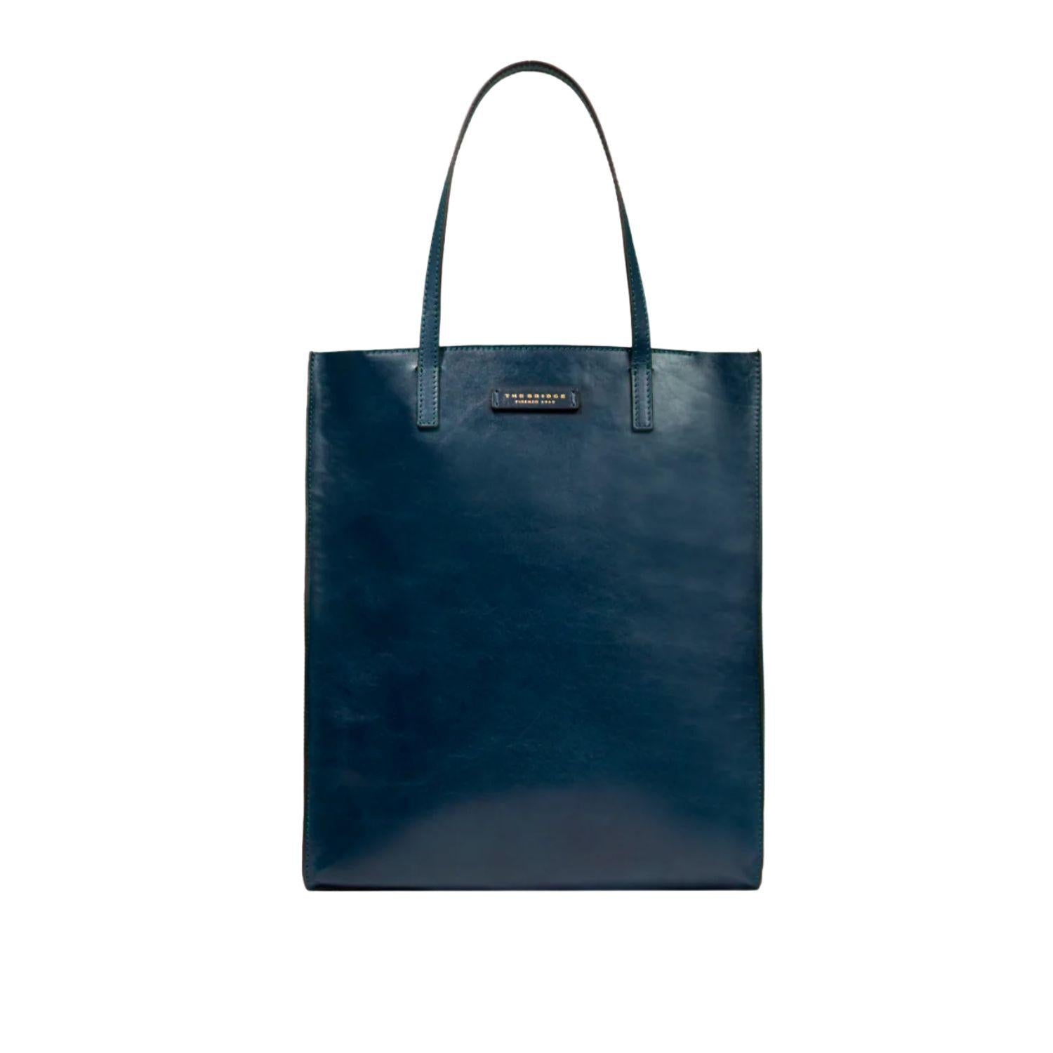 The bridge - Shopper verticale Mirra, Blu Oltremare