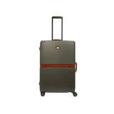 THE BRIDGE - Trolley medio in policarbonato e cuoio, Verde