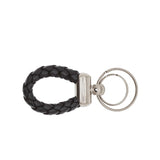 The bridge - Portachiavi in cuoio intrecciato, Nero