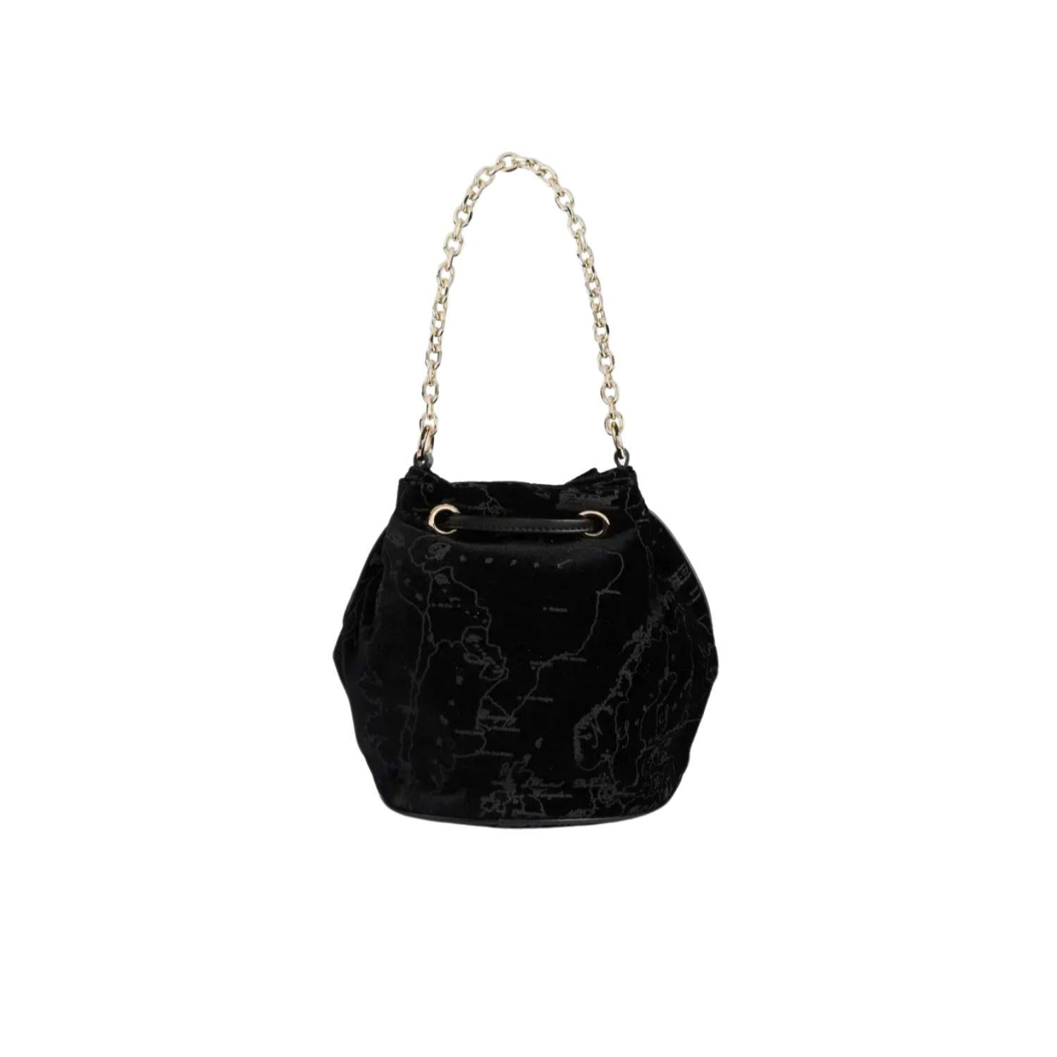 Alviero Martini - Secchiello in velluto, Nero