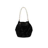 Alviero Martini - Secchiello in velluto, Nero