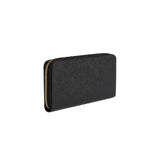 Alviero Martini - Portafoglio con zip around in saffiano, Nero