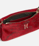 Alviero Martini - Moments Bag pochette con tracolla e catena, Rosso