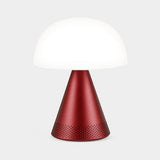 Lexon - Lampada led con cassa Bluetooth MINA L, Rossa