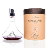 Alaskan Maker - Decanter in vetro borosilicato Monte Cervino, Trasparente