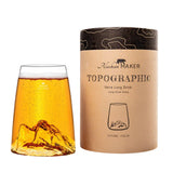 Alaskan Maker - Bicchiere long drink con topografia Tofane, Trasparente