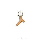 Alviero Martini - Portachiavi Charm Lettera T Naturale, Beige