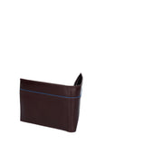 PIQUADRO - Portafogli con porta monete Piquadro Blue Square Revamp moro