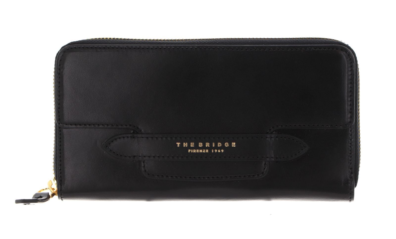 THE BRIDGE - Portafogli donna zip around Lucrezia, Nero