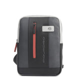 PIQUADRO - Borsello in pelle porta iPad Urban, Grigio/Nero