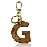 Alviero Martini - Portachiavi Charm Lettera G Naturale, Beige