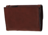 THE BRIDGE - Portafoglio donna con bottone medio linea Bettina, Cuoio