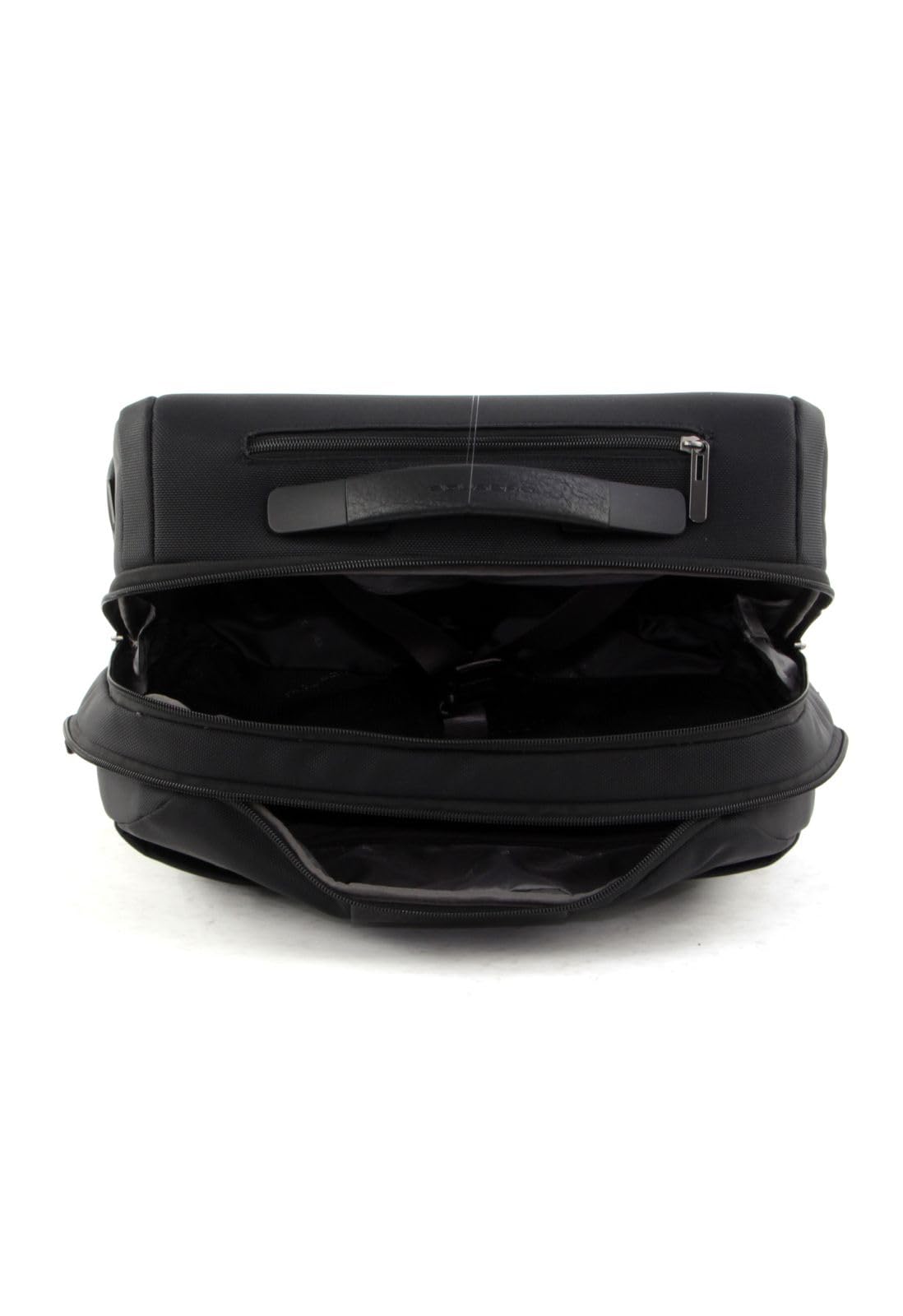 PIQUADRO - Cartella trolley porta computer e porta iPad in tessuto BagMotic Nero