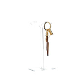 Alviero Martini - Portachiavi Charm Lettera N Naturale, Beige