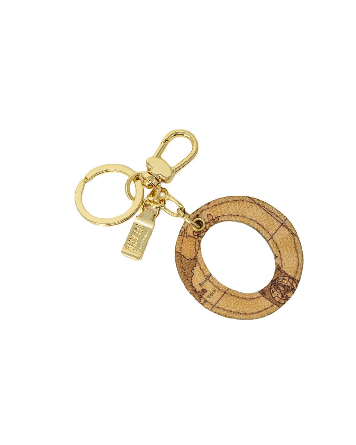 Alviero Martini - Portachiavi Charm Lettera O Naturale, Beige