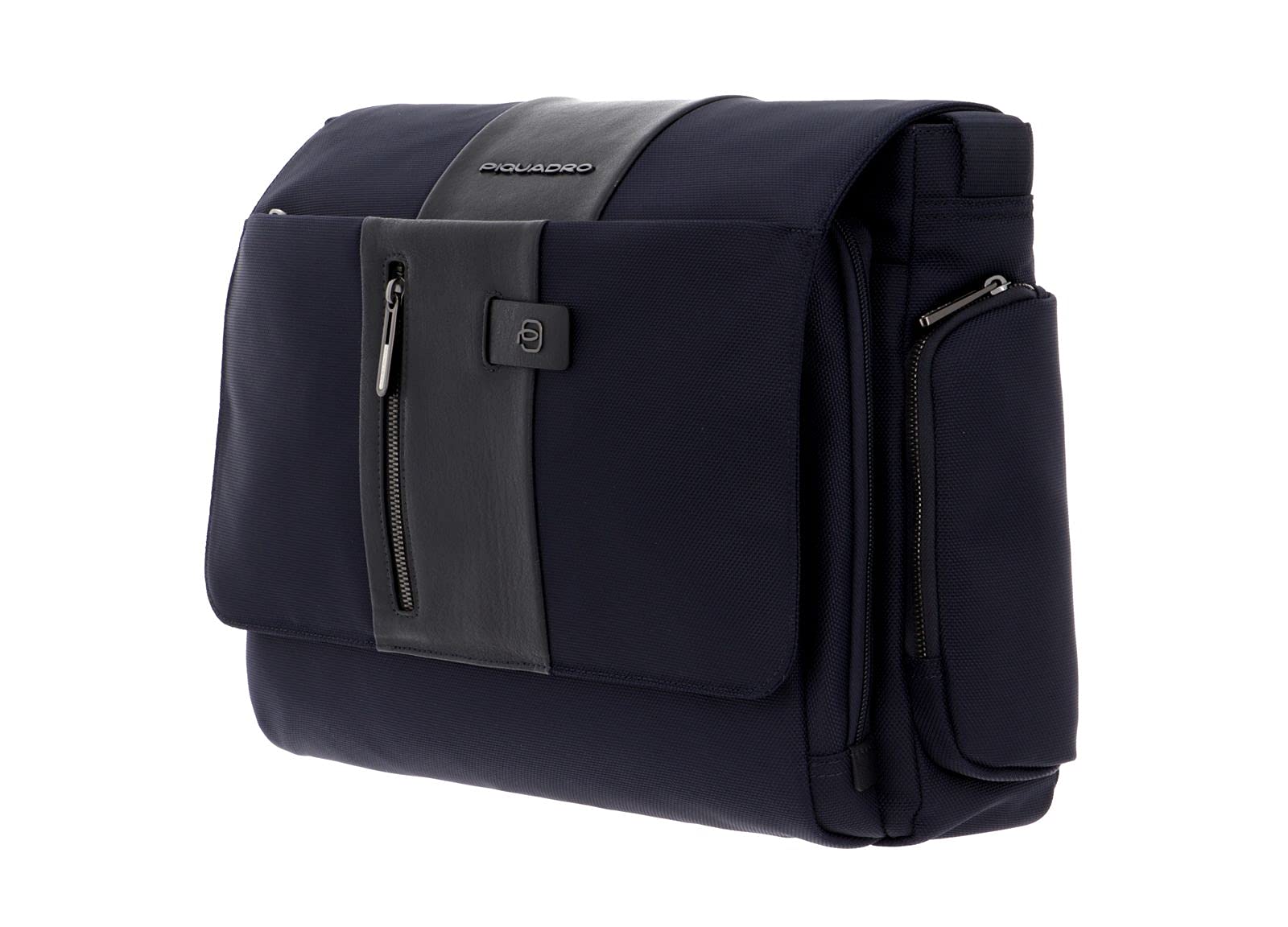 Piquadro - Messenger in tessuto rigenerato e pelle Piquadro Brief2 Blu