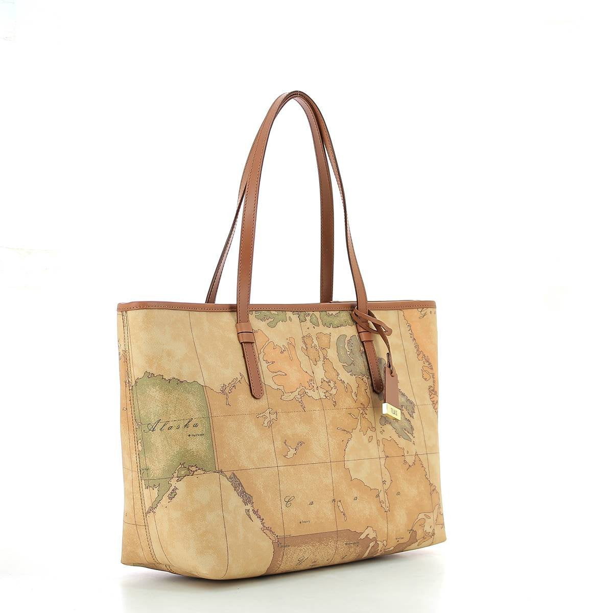 Alviero Martini - Borsa shopper grande Geo Classic D007, Beige