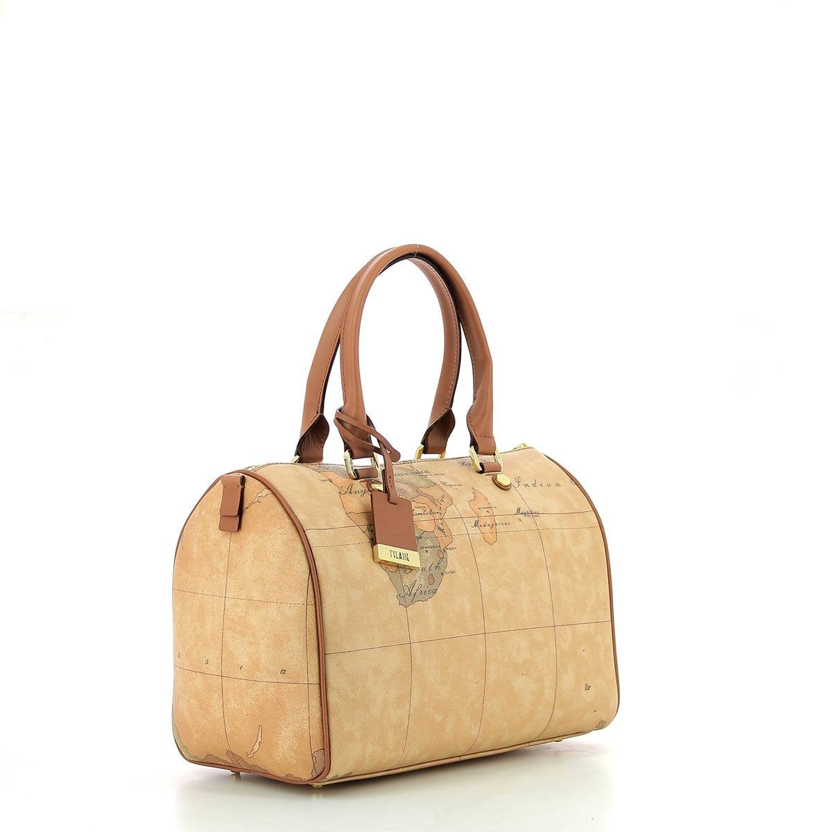 Alviero Martini - Borsa media a bauletto con tracolla Geo Classic D080, Beige