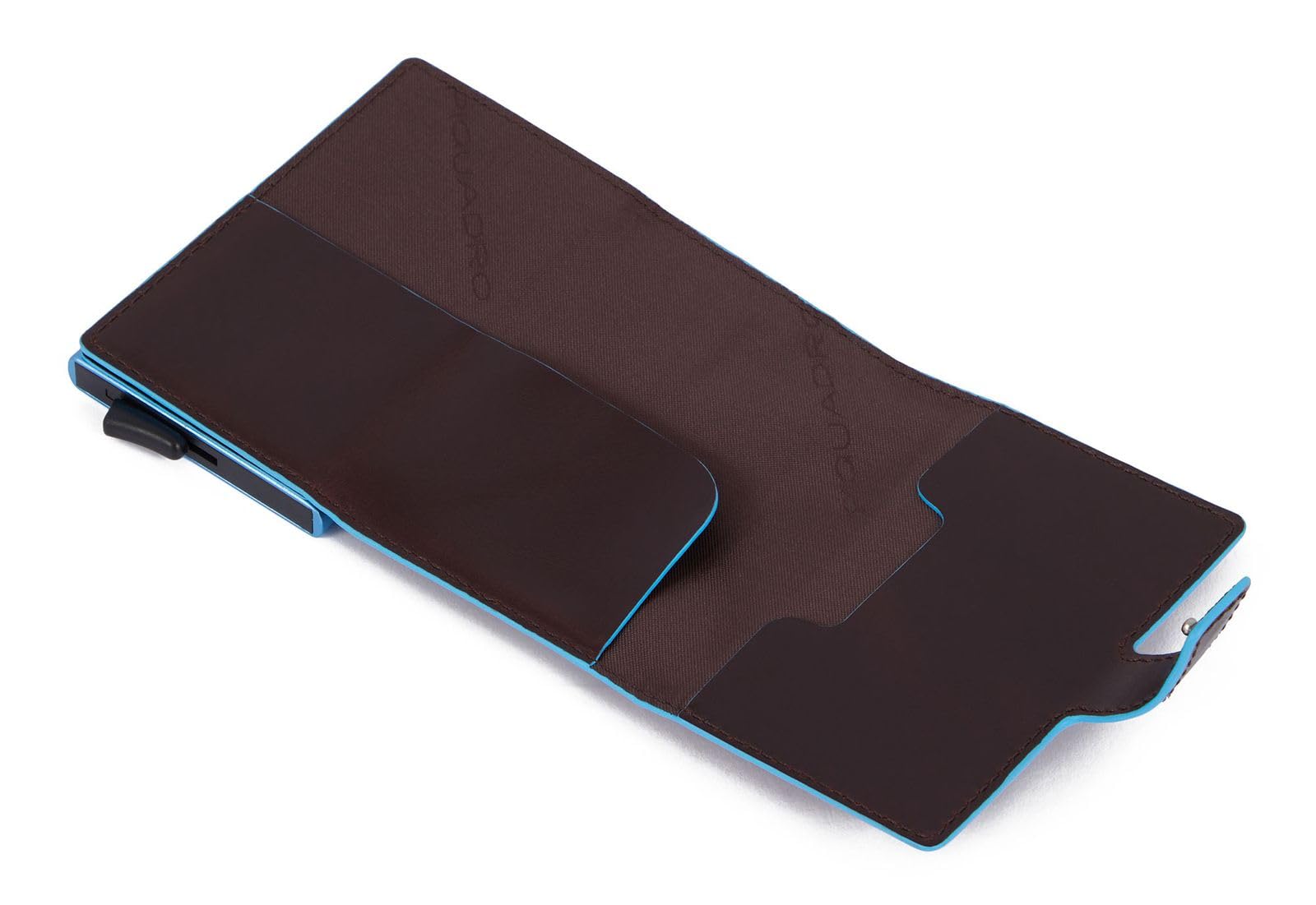 PIQUADRO - Wallet automatico porta carte B2, Mogano