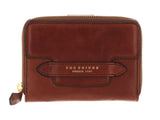 THE BRIDGE - Portafogli donna con zip esterna, Cuoio