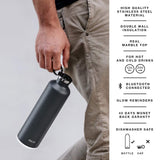 EQUA - Borraccia Smart Dark Grey Nero