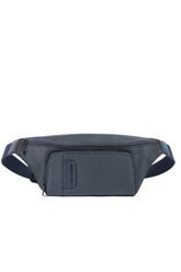 Piquadro - Marsupio Uomo in pelle e tessuto Pulse P16, Blu