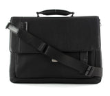 PIQUADRO - Cartella porta computer 15 espandibile con patta P16 Nero