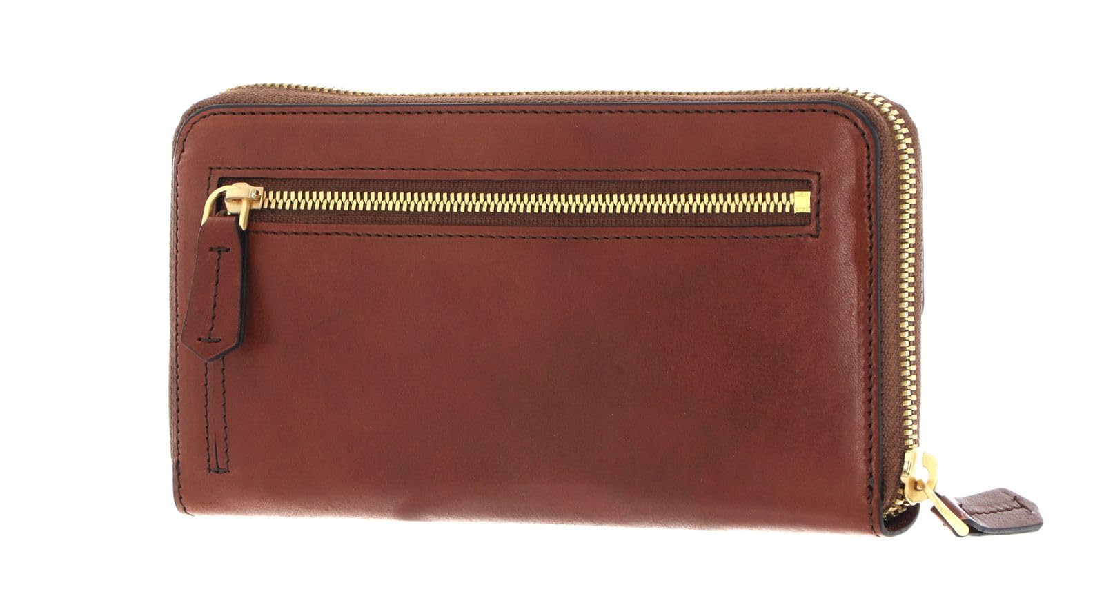 THE BRIDGE - Portafogli donna zip around Lucrezia, Cuoio