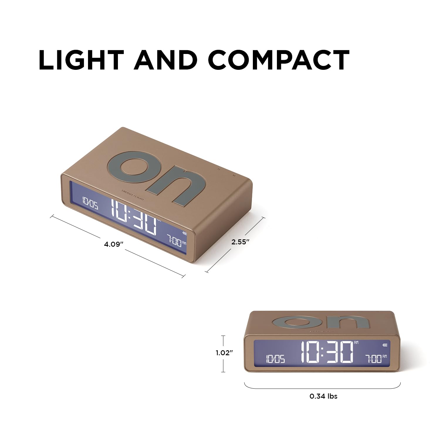 LEXON - Sveglia Classic Nera