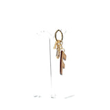 Alviero Martini - Portachiavi Charm Lettera F Naturale, Beige