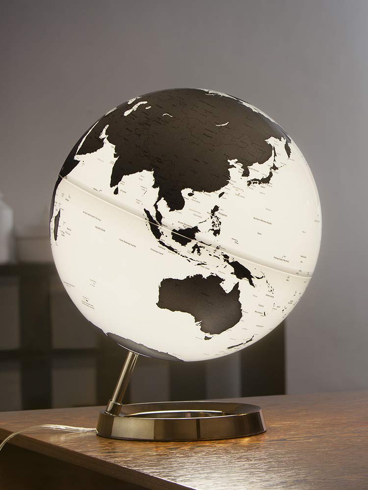 Tecnodidattica - Lampada Mappamondo Atmosphere, Charcoal