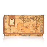 Alviero Martini - Portafoglio grande con bottone Geo Classic W026, Beige