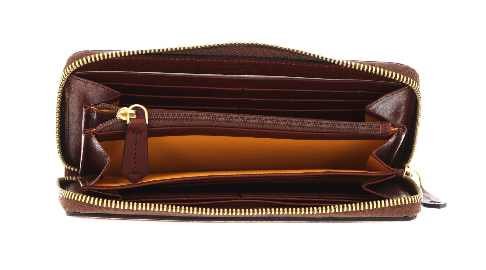 THE BRIDGE - Portafogli donna zip around Lucrezia, Cuoio