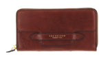THE BRIDGE - Portafogli donna zip around Lucrezia, Cuoio