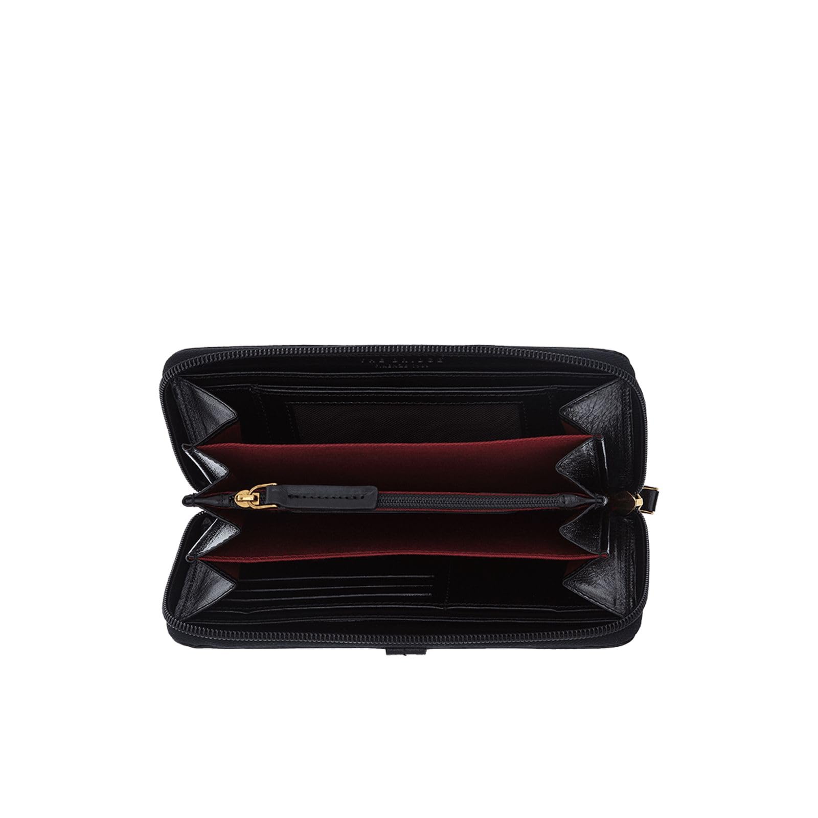 THE BRIDGE -Portafogli donna con zip Florentin, Nero