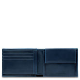 PIQUADRO - Portafoglio uomo con patta linea Blue Square , Blu2