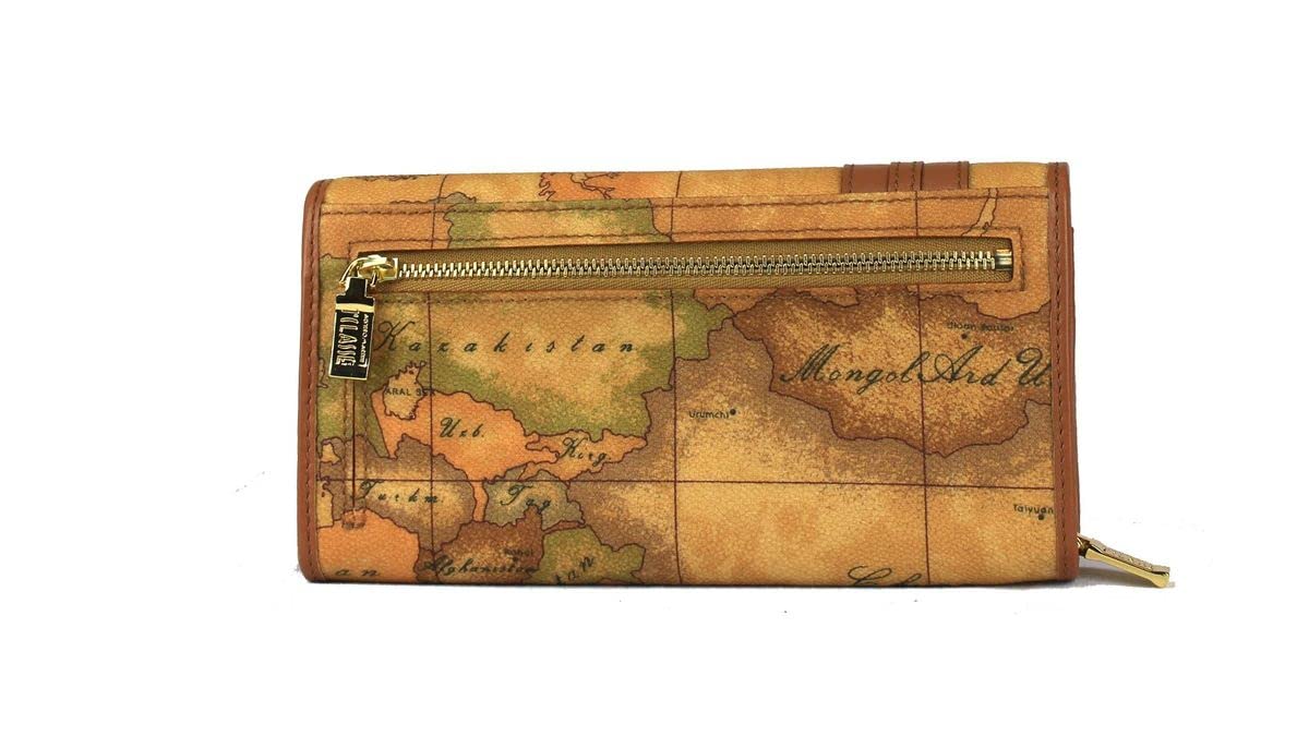 Alviero Martini - Portafoglio grande con bottone Geo Classic W026, Beige